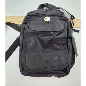 BlackShoulder Sling Bag W/ Multiple Pockets Adjustable Strap The Presidents Cup